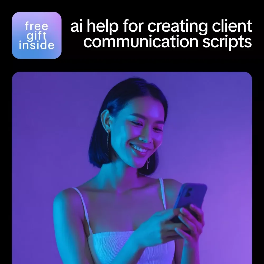 Craft Effective Client Communication Scripts with AI | Professional Guide for AI Help for Creating Client Communication Scripts, Client Messaging Templates, Digital Download