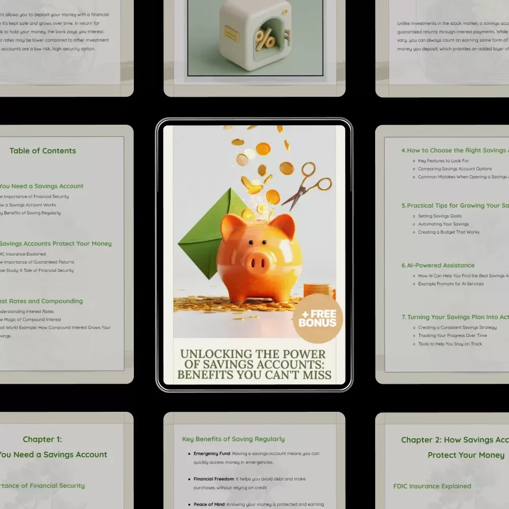 Unlocking the Power of Savings Accounts: Benefits You Can't Miss - Digital eBook Guide