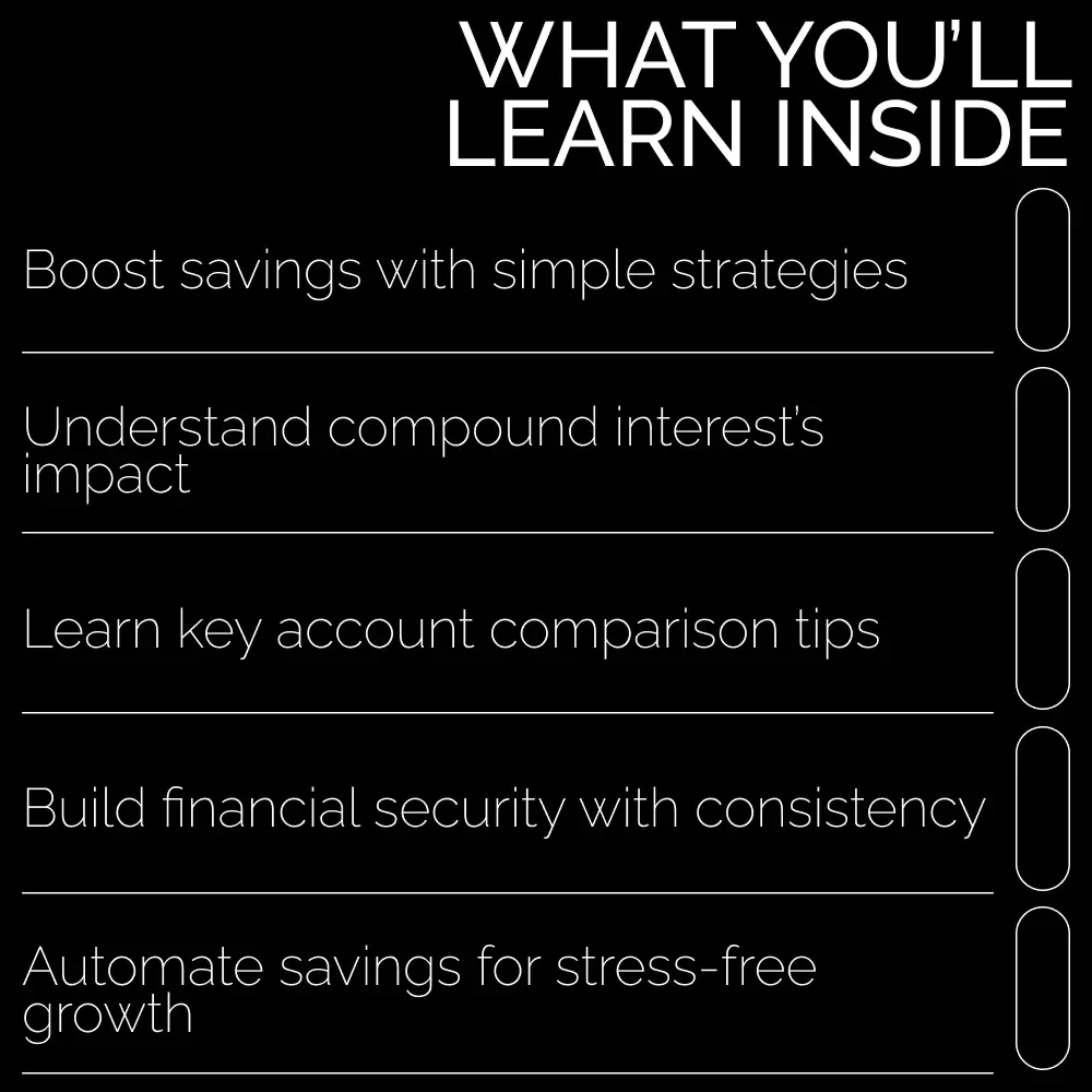 Unlocking the Power of Savings Accounts: Benefits You Can't Miss - Digital eBook Guide