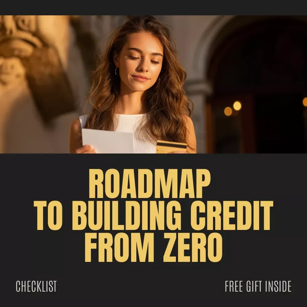 Your Fun & Friendly Roadmap to Building Credit from Zero | Step-by-Step Printable Checklist | Learn How to Build Credit With No Credit | Digital Download