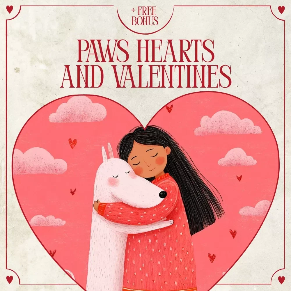 Paws Hearts and Valentines – A Thoughtful Valentine’s Day Guide for Dog Lovers | Digital Download Gift