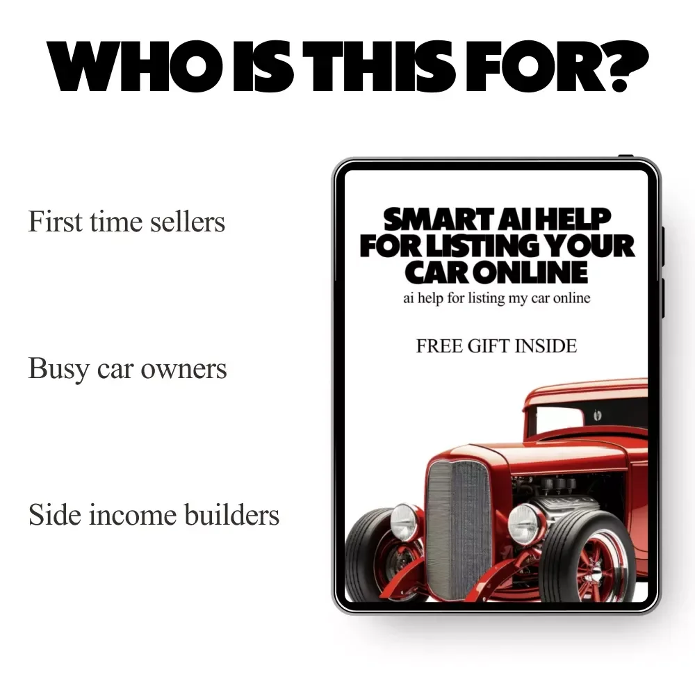 Smart AI Help for Listing Your Car Online | Easy Step-by-Step Guide for Faster Sales, Better Descriptions & Confident Pricing