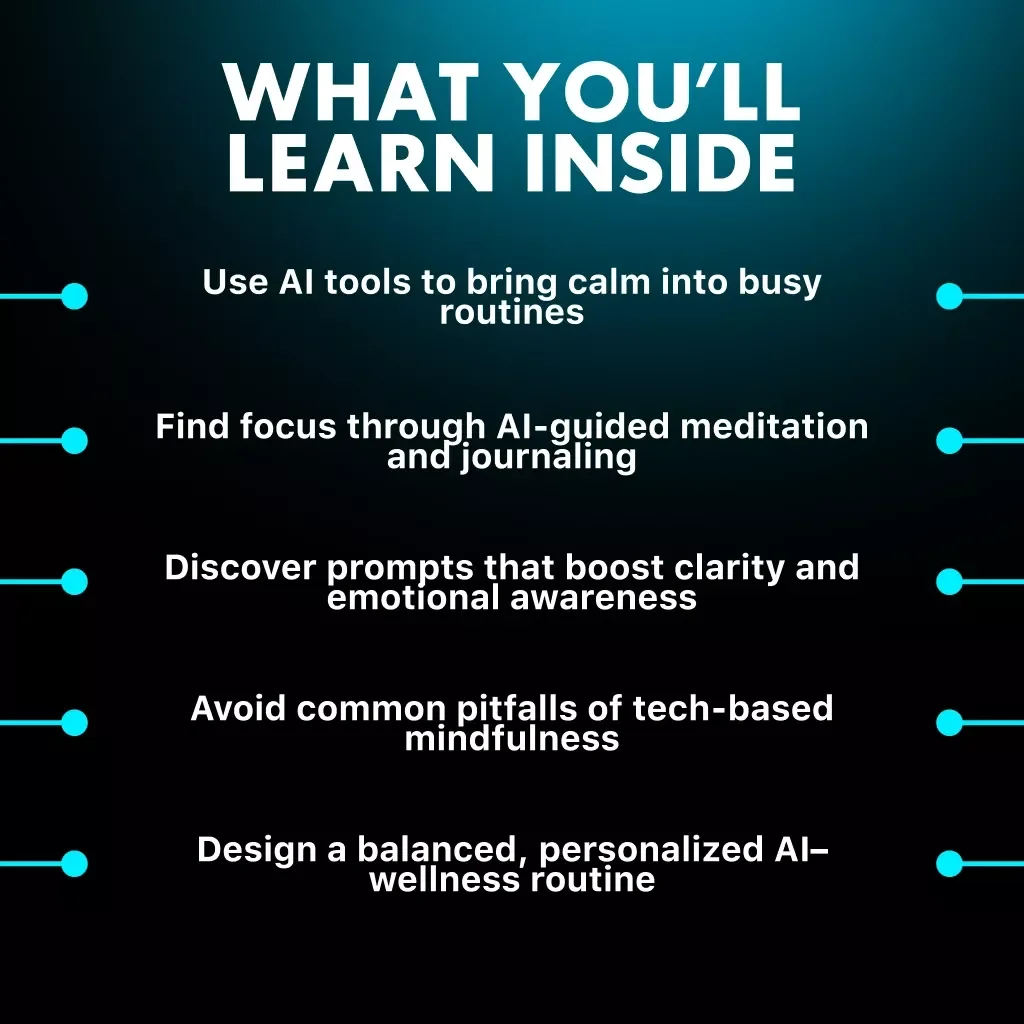 Find Calm in a Busy World with AI | Mindfulness eBook | How to Use AI for Mindfulness, Meditation & Emotional Balance