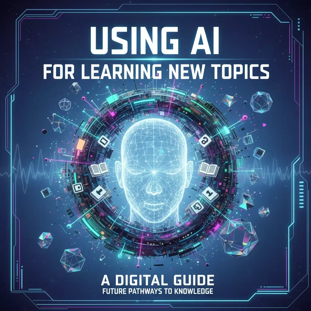 Using AI For Learning New Topics Checklist | Digital Download | Best Way To Use AI For Learning New Topics | Study Planner, Goal Setting, & Smart Learning Guide