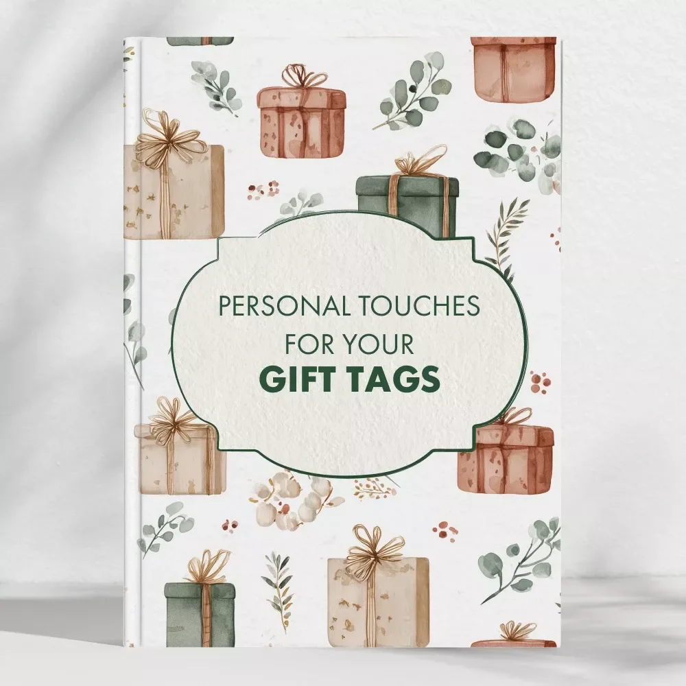 Personal Touches for Your Gift Tags | How to Make a Personalized Gift Tag | DIY Gift Tag Guide, eBook & Checklist for Handmade Presents