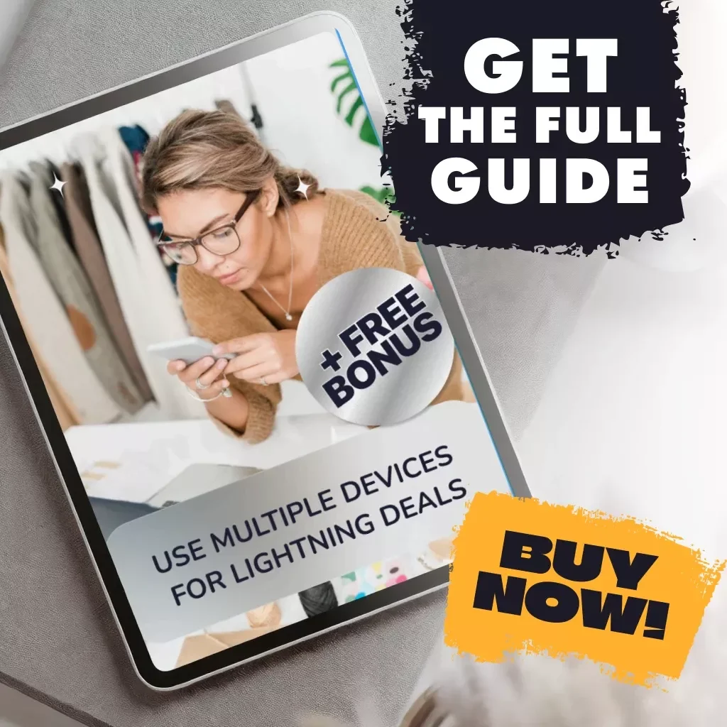 Use Multiple Devices for Lightning Deals | Digital Guide on How to Use Multiple Devices to Increase Chances of Grabbing Lightning Deals | eBook for Deal Hunters, Smart Shopping Strategies, and AI-Powered Prompts