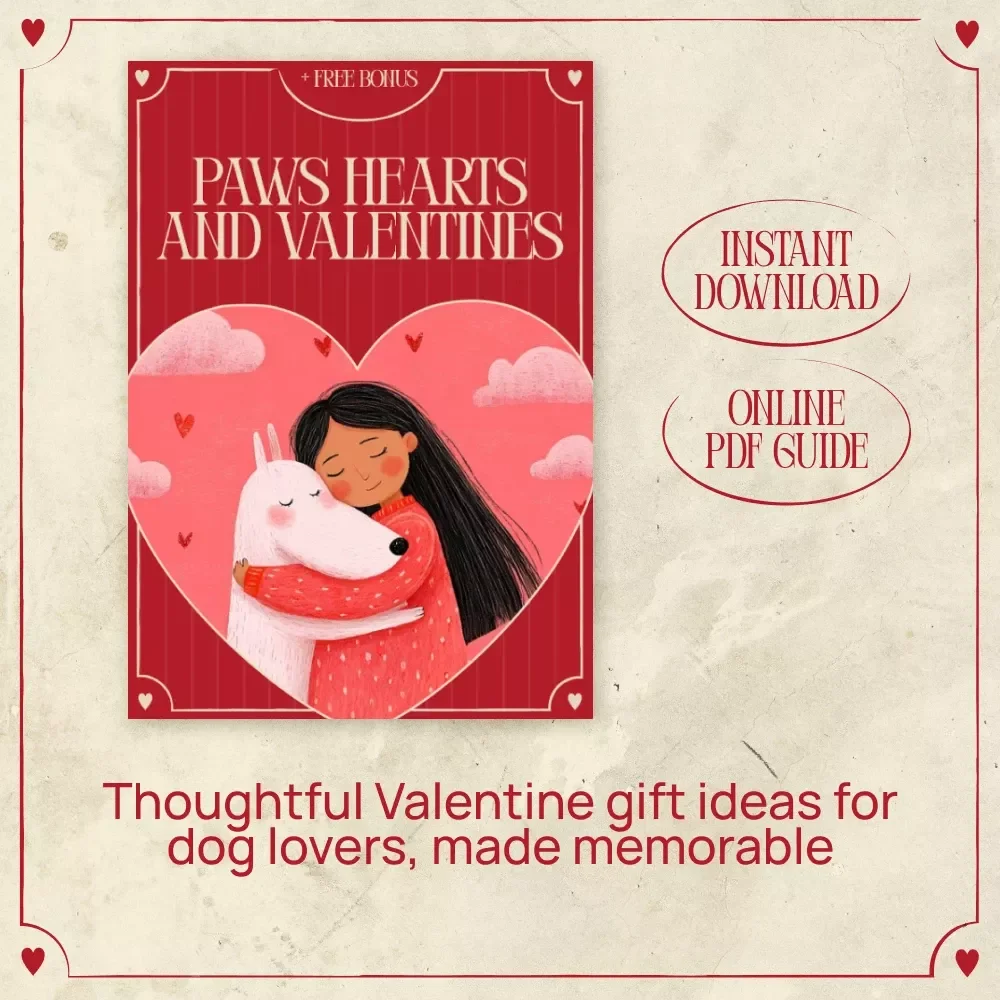 Paws Hearts and Valentines – A Thoughtful Valentine’s Day Guide for Dog Lovers | Digital Download Gift