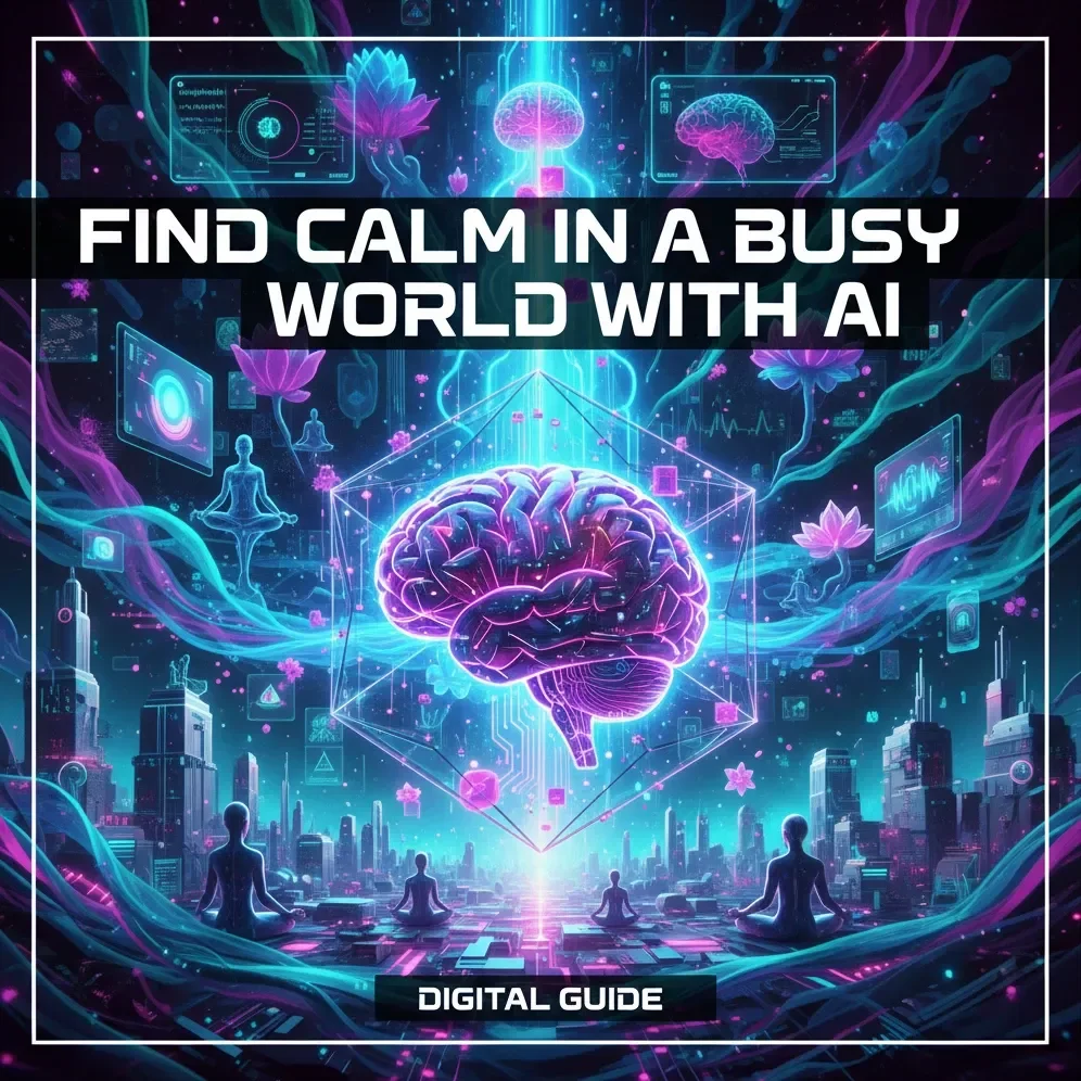 Find Calm in a Busy World with AI | Mindfulness eBook | How to Use AI for Mindfulness, Meditation & Emotional Balance
