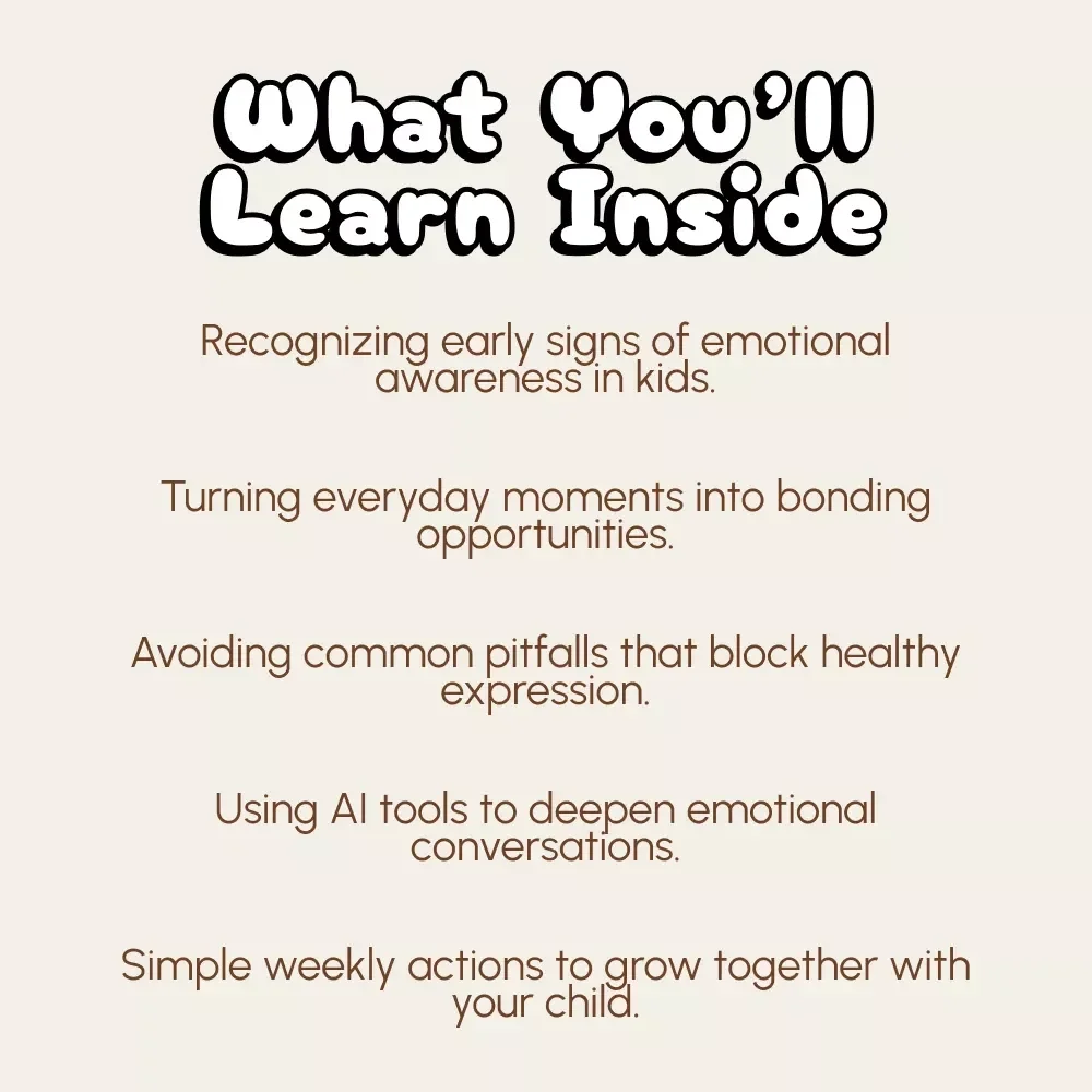 Nurturing Little Hearts | A Parent’s Guide on How to Support Your Child’s Emotional Development | Printable Digital Download, eBook & Checklist for Mindful Parenting