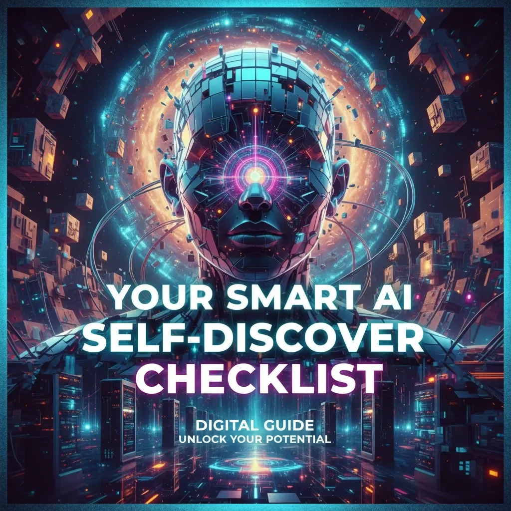 Your Smart AI Self-Discovery Checklist | Digital Download for Self-Reflection, Mindful Growth & Personal Clarity | Best Way to Use AI for Self-Reflection