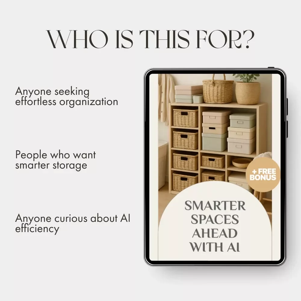 Smarter Spaces Ahead with AI | Digital eBook on How to Use AI to Track Storage Use for Homes & Workspaces | AI-Powered Organization Guide