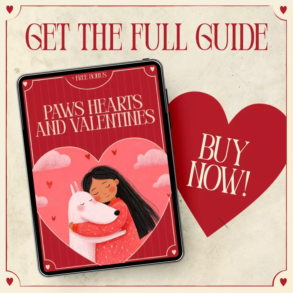 Paws Hearts and Valentines – A Thoughtful Valentine’s Day Guide for Dog Lovers | Digital Download Gift