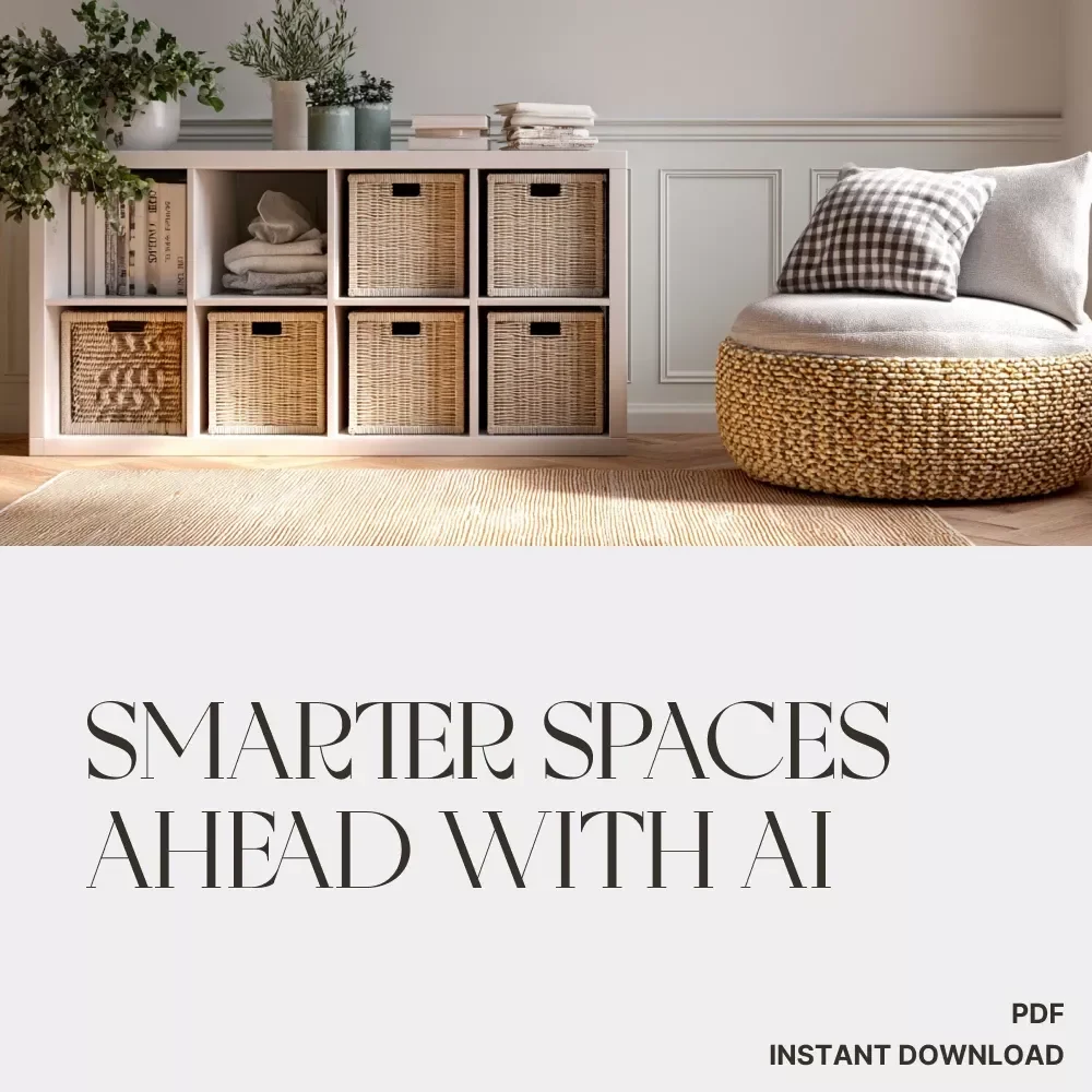 Smarter Spaces Ahead with AI | Digital eBook on How to Use AI to Track Storage Use for Homes & Workspaces | AI-Powered Organization Guide
