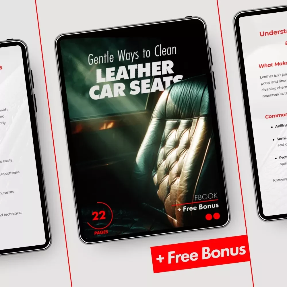 Gentle Ways to Clean Leather Car Seats: The Ultimate eBook Guide to Clean Leather Car Seats Without Damage
