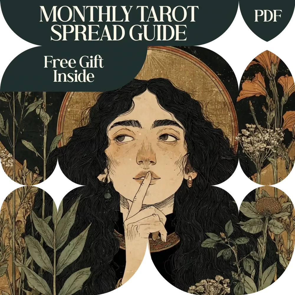 Monthly Tarot Spread Guide - A Comprehensive Digital Guide for Monthly Tarot Guidance