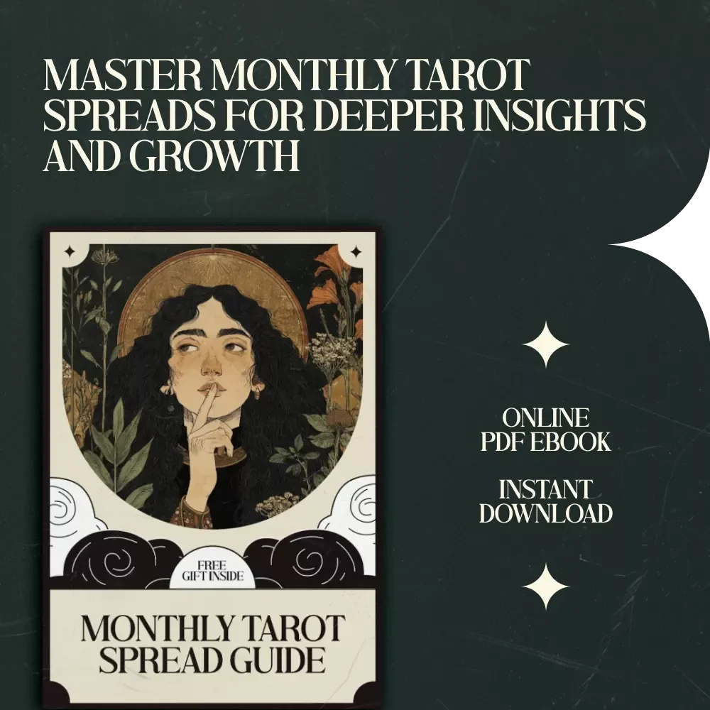 Monthly Tarot Spread Guide - A Comprehensive Digital Guide for Monthly Tarot Guidance
