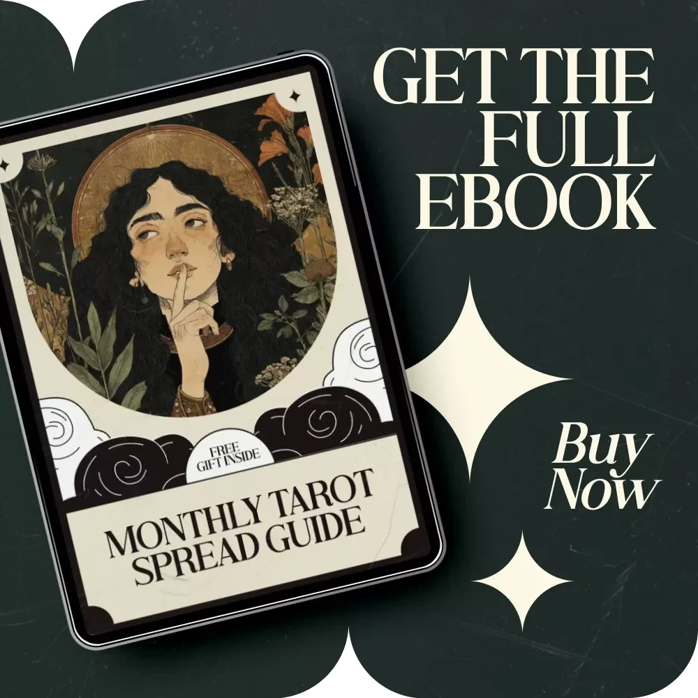 Monthly Tarot Spread Guide - A Comprehensive Digital Guide for Monthly Tarot Guidance