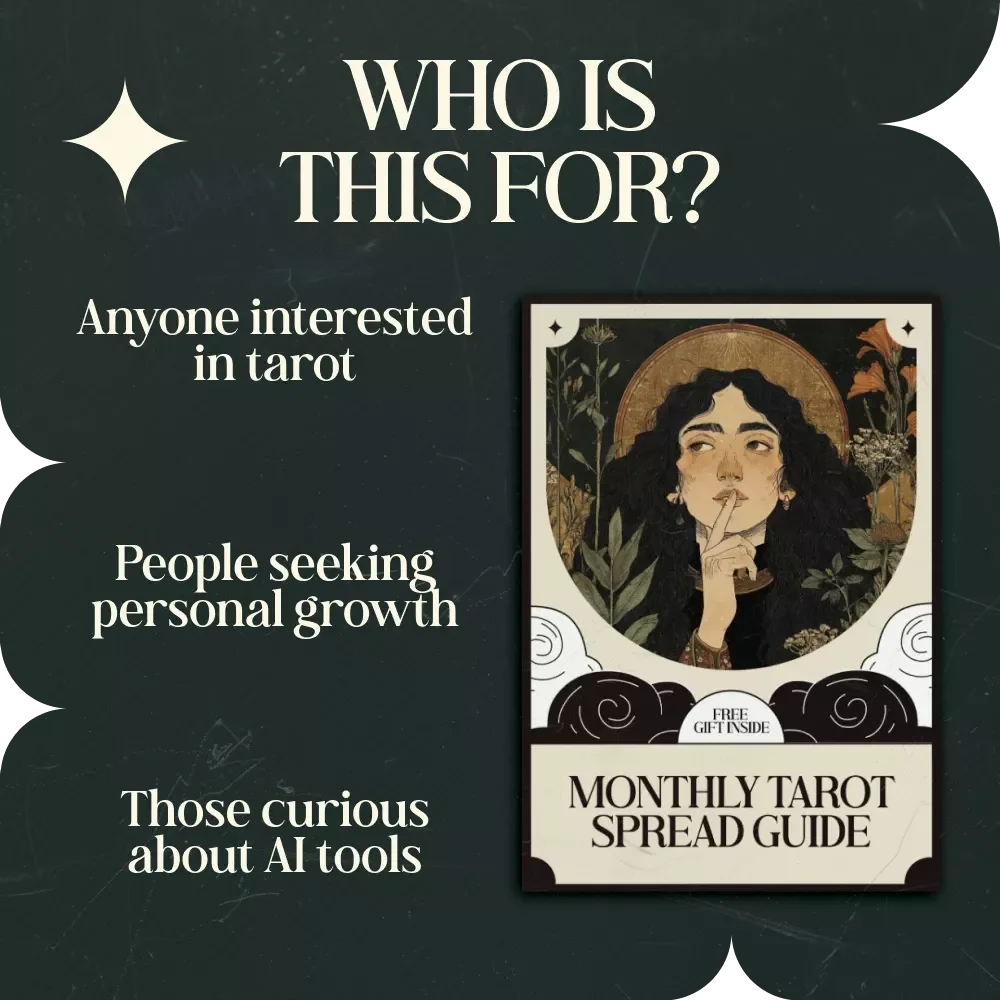 Monthly Tarot Spread Guide - A Comprehensive Digital Guide for Monthly Tarot Guidance