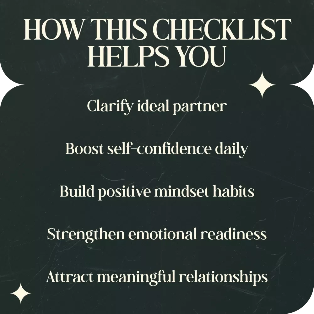 Manifesting Meaningful Romantic Connections Checklist – Powerful manifestation routine for love attraction, Daily Love Ritual Planner, Self-Growth & Relationship Alignment Guide