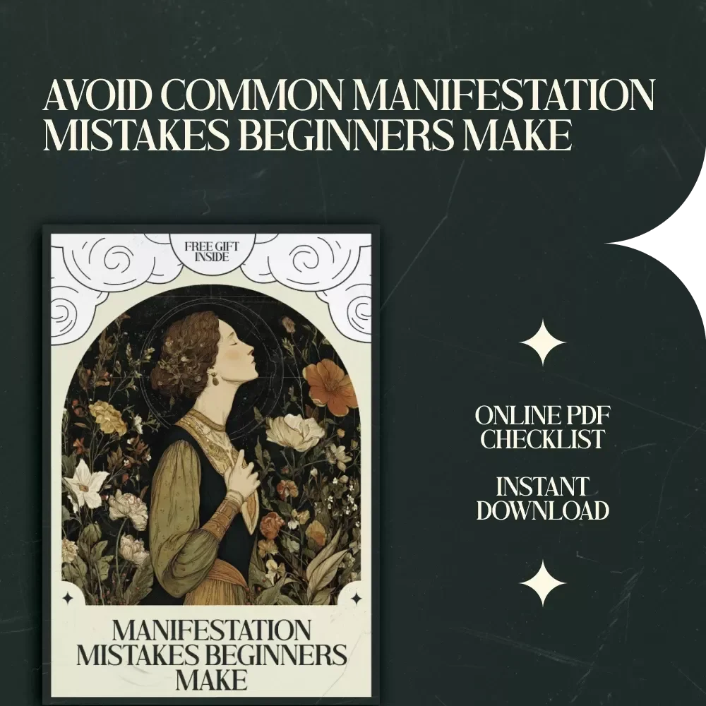 Manifestation Mistakes Beginners Make Checklist – A Simple Guide to Avoid the Most Common manifestation mistakes beginners make and Start Manifesting with Clarity and Confidence