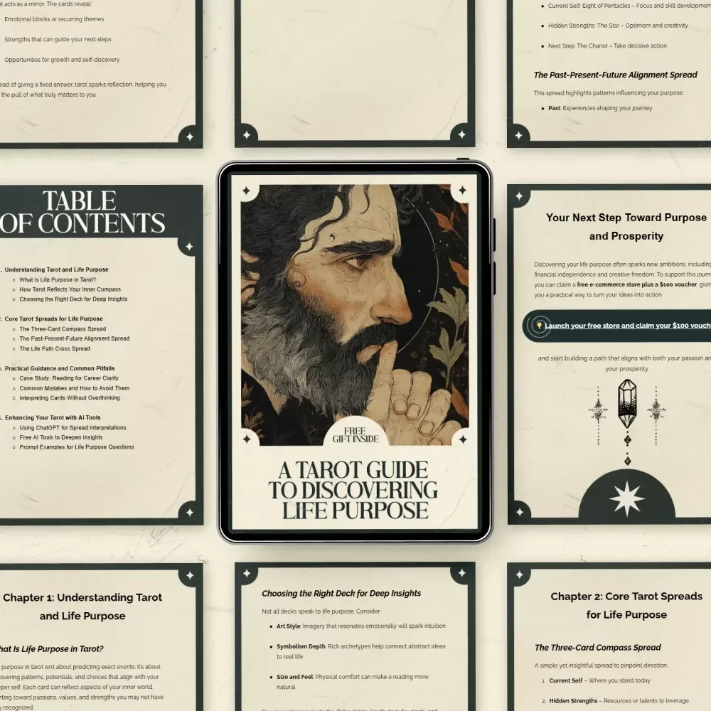 A Tarot Guide to Discovering Life Purpose: Tarot Spreads for Life Purpose Questions