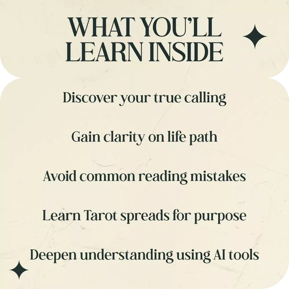 A Tarot Guide to Discovering Life Purpose: Tarot Spreads for Life Purpose Questions