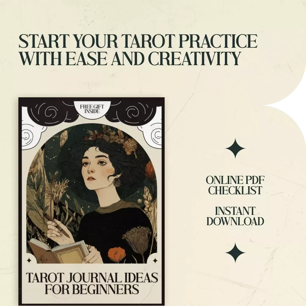 Tarot Journal Ideas for Beginners: A Printable Checklist for Intuitive Readings & Reflection