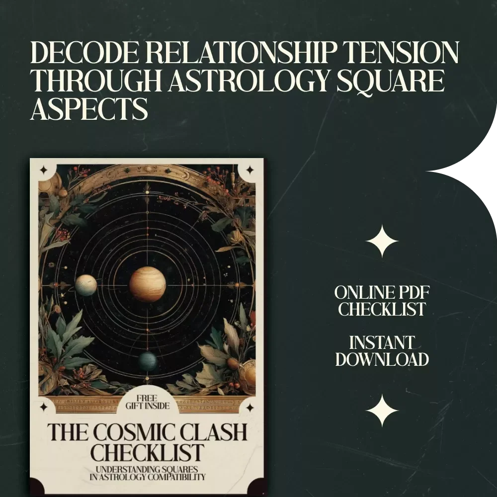 Understanding Squares in Astrology Compatibility Checklist – Decode the Square Meaning in Astrology Compatibility for Relationships, Synastry Insights & Cosmic Conflict Clarity