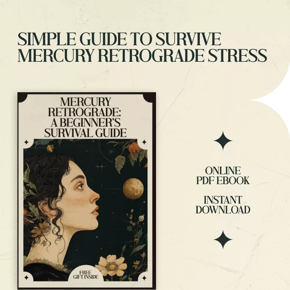 Mercury Retrograde: A Beginner’s Survival Guide — Practical Mercury Retrograde Survival Tips for Beginners | Astrology Self-Help Digital Guide | Retrograde Planner, Mindset & Communication Toolkit