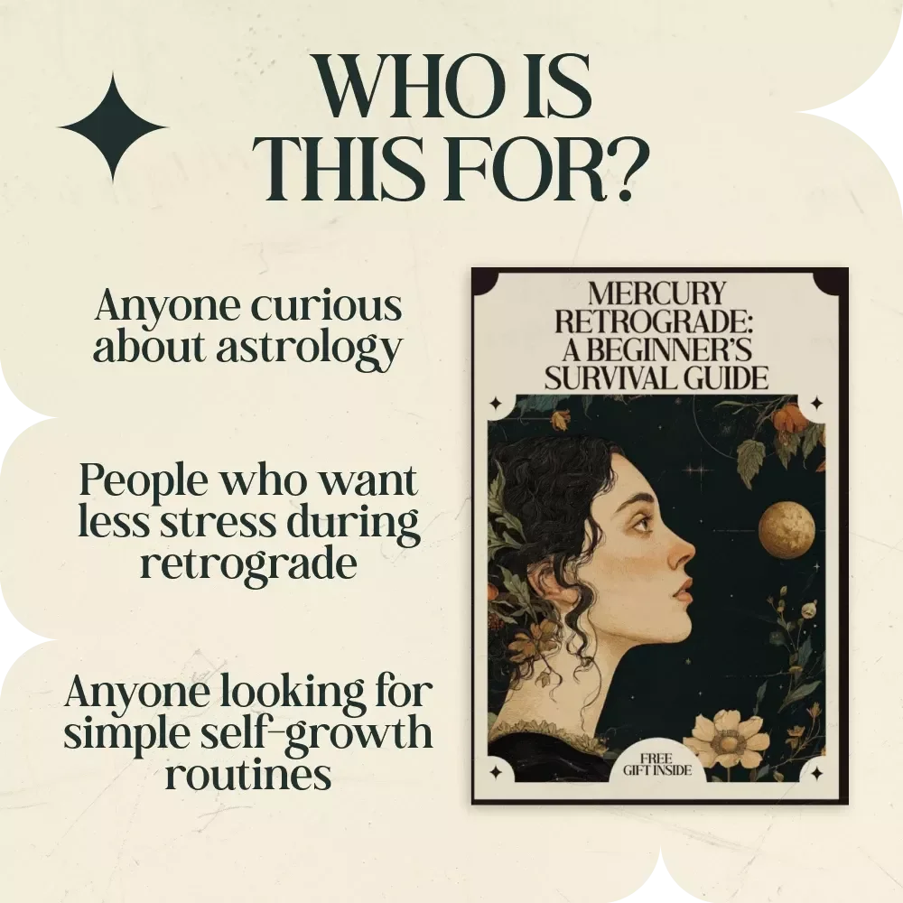 Mercury Retrograde: A Beginner’s Survival Guide — Practical Mercury Retrograde Survival Tips for Beginners | Astrology Self-Help Digital Guide | Retrograde Planner, Mindset & Communication Toolkit