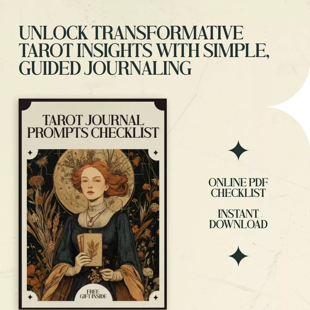 Tarot Journal Prompts Checklist – A Guided Approach to Deepening Your Tarot Readings