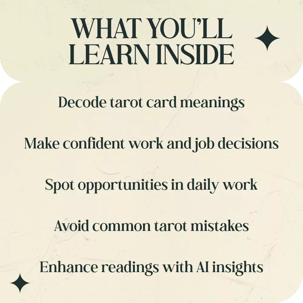 Navigating Your Career Through the Tarot – Tarot Card Meanings for Career Readings Guide, Career Path Insight eBook, Tarot for Work Decisions