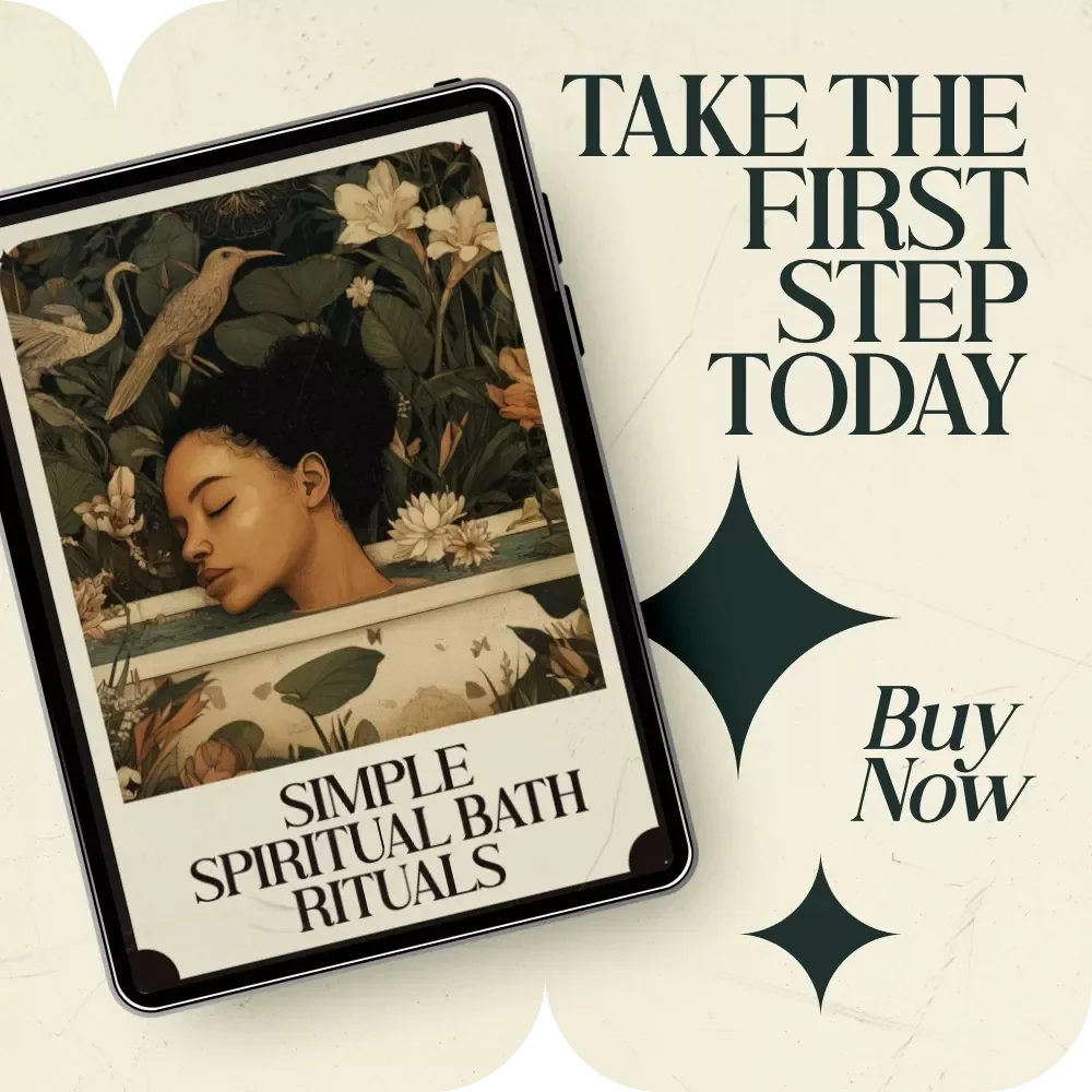 Simple Spiritual Bath Checklist – Spiritual Bath Ritual Ideas at Home, Self Care Ritual Guide, Energy Cleansing Bath Routine, Printable Wellness Checklist