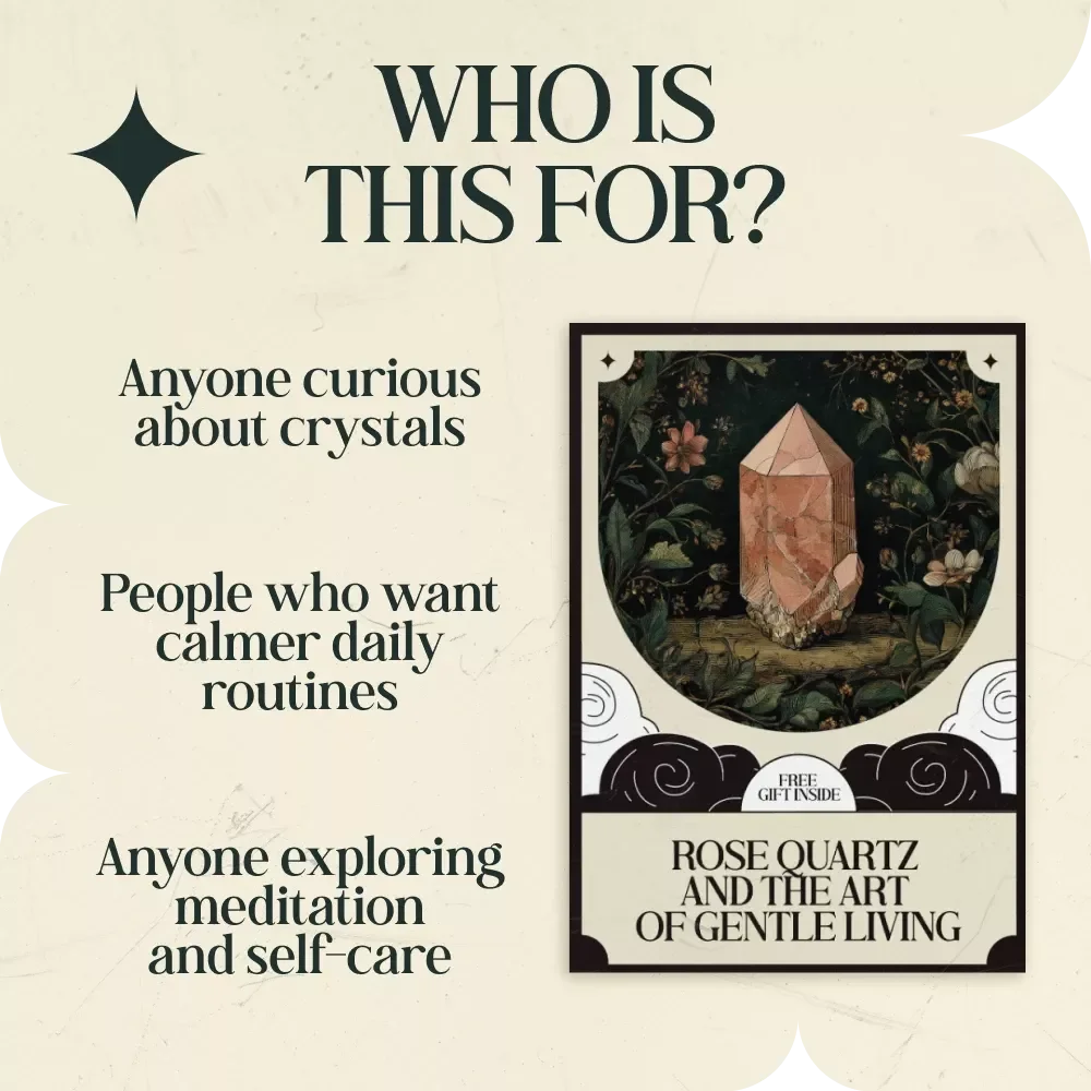 Rose Quartz and the Art of Gentle Living – Rose Quartz Crystal Meaning and Uses Guide, Self-Care & Meditation eBook, Emotional Healing & Crystal Practice Digital Download