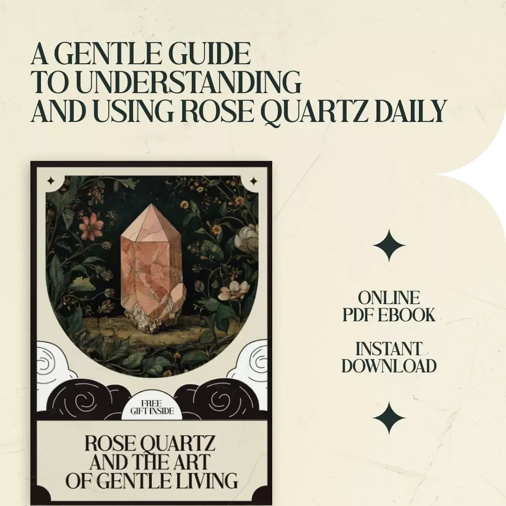 Rose Quartz and the Art of Gentle Living – Rose Quartz Crystal Meaning and Uses Guide, Self-Care & Meditation eBook, Emotional Healing & Crystal Practice Digital Download