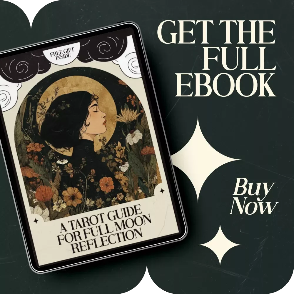 A Tarot Guide for Full Moon Reflection - A Digital Guide for Tarot Spreads, Full Moon Rituals, and Personal Growth