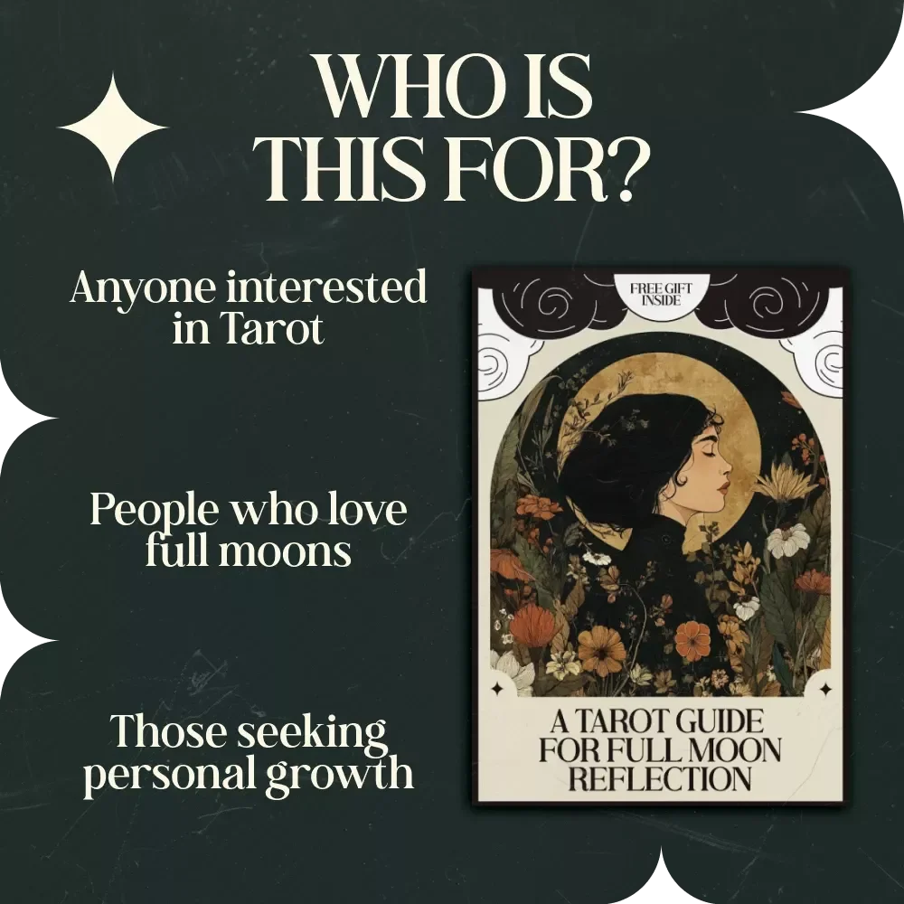 A Tarot Guide for Full Moon Reflection - A Digital Guide for Tarot Spreads, Full Moon Rituals, and Personal Growth