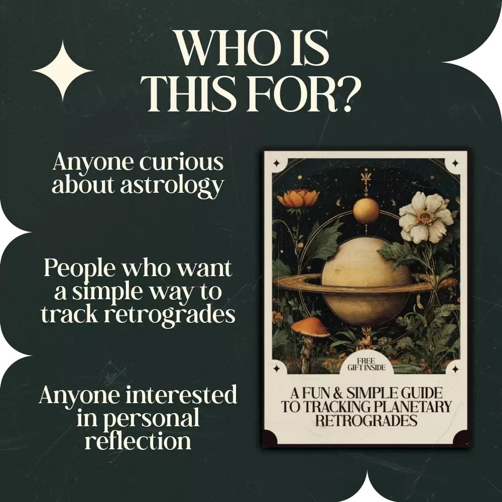 A Fun & Simple Guide to Tracking Planetary Retrogrades – Astrology Checklist & Beginner Workbook | Khow to track planetary retrogrades in astrology