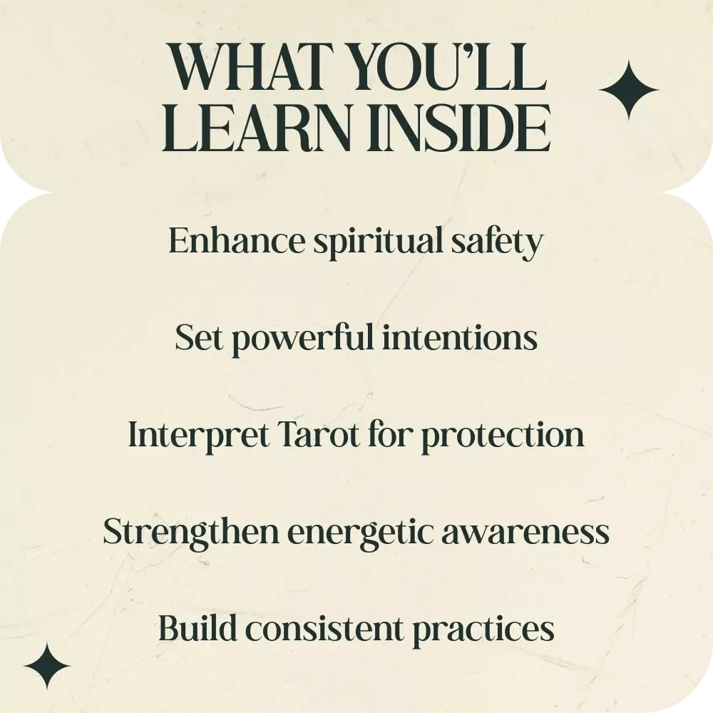 Spiritual Protection with Tarot: A Digital Guide for Using Tarot Spread for Spiritual Protection