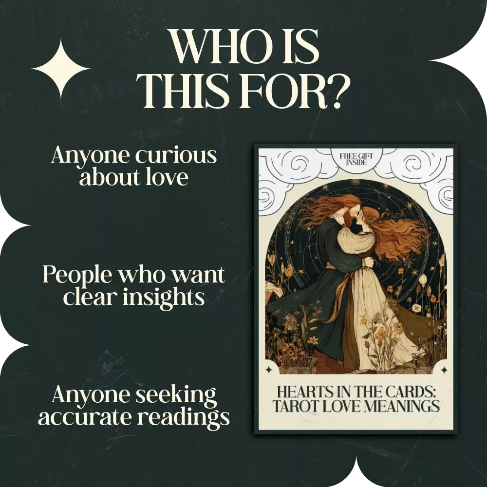 Hearts in the Cards: Tarot Love Meanings – Tarot Card Meanings for Love Readings Guide, Relationship Tarot eBook, Love Spreads & AI Tarot Practice