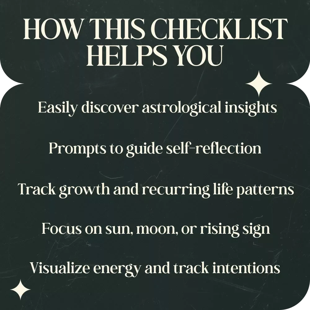 Your AI-Enhanced Astrology Journal Checklist: A Personalized Guide to Daily Reflection