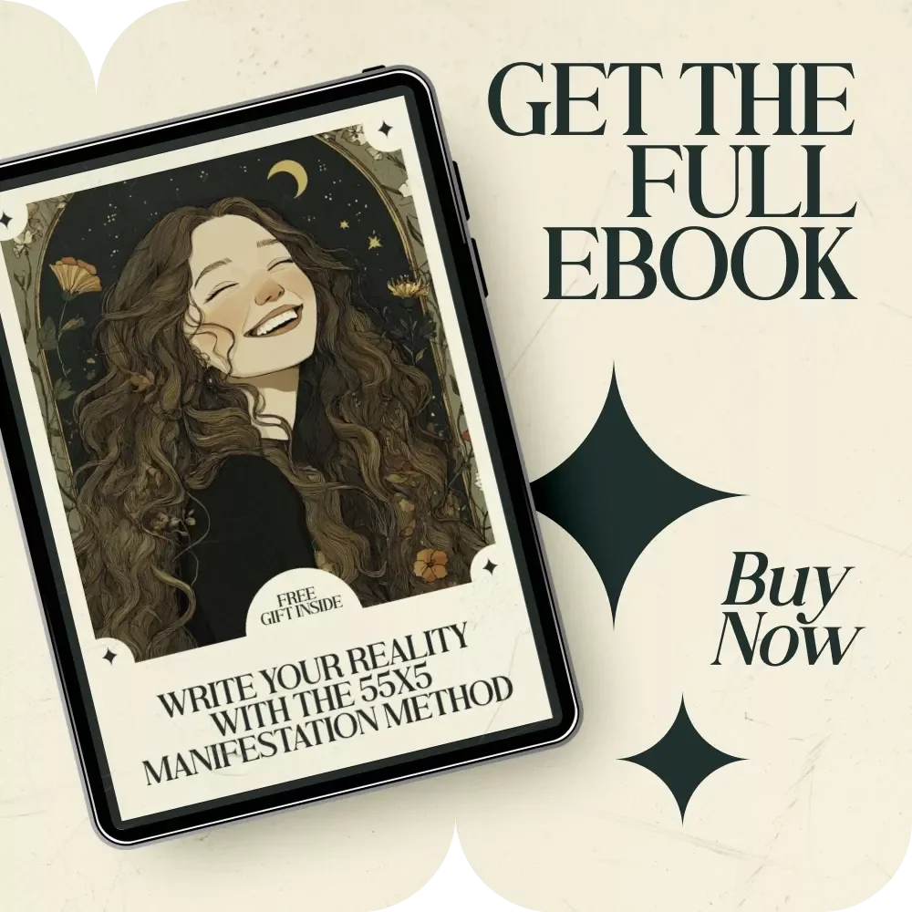 Write Your Reality with the 55x5 Manifestation Method – Digital Guide | 55x5 manifestation method explained | Manifestation Writing Practice Workbook