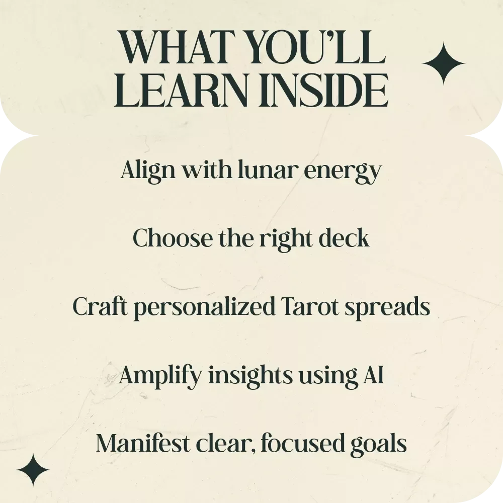 Harnessing Tarot for New Moon Intentions: Tarot Spread Guide for Manifesting Your Goals