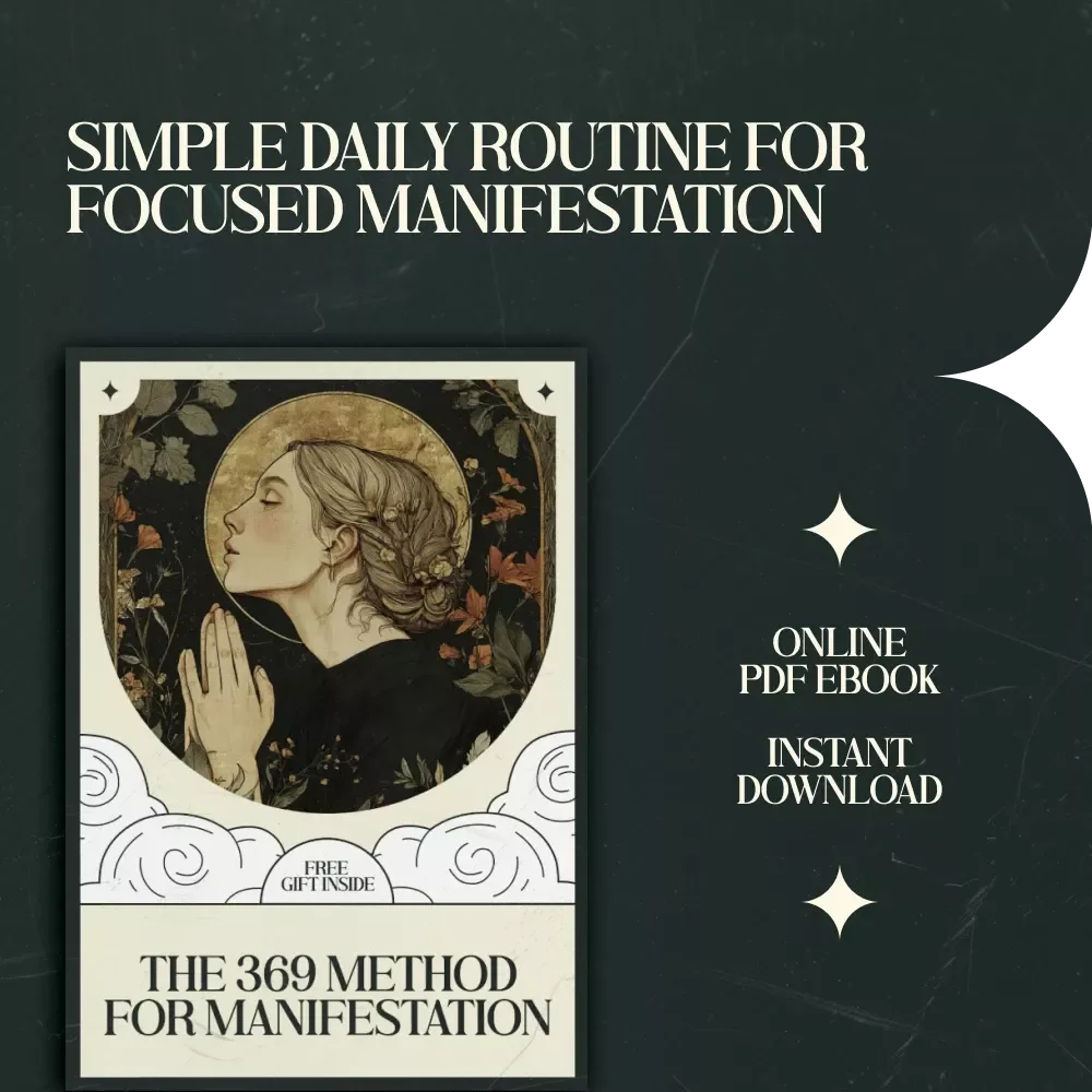 The 369 Method For Manifestation Guide – 369 manifestation method explained simply, Step-by-Step Manifestation Writing Routine, Intention Setting Workbook, Mindset & Energy Practice Digital Download