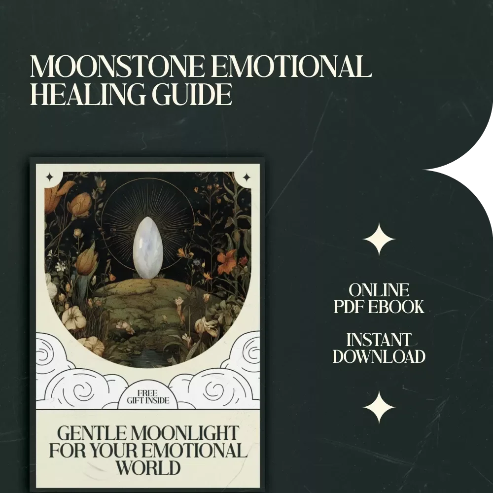 Gentle Moonlight for Your Emotional World — Moonstone Crystal Meaning and Emotions Guide, Emotional Healing with Moonstone, Spiritual Self-Care eBook, Moonstone Rituals & Reflection Digital Download
