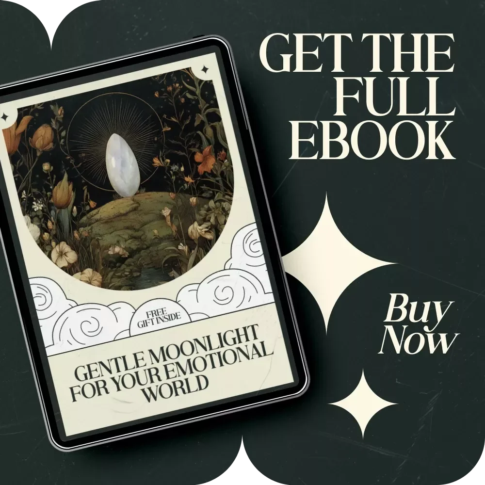 Gentle Moonlight for Your Emotional World — Moonstone Crystal Meaning and Emotions Guide, Emotional Healing with Moonstone, Spiritual Self-Care eBook, Moonstone Rituals & Reflection Digital Download