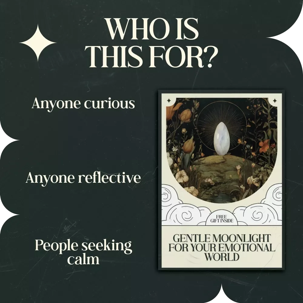 Gentle Moonlight for Your Emotional World — Moonstone Crystal Meaning and Emotions Guide, Emotional Healing with Moonstone, Spiritual Self-Care eBook, Moonstone Rituals & Reflection Digital Download