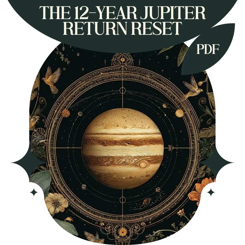 The 12-Year Jupiter Return Reset: A Fun & Insightful Checklist – Astrology Growth Guide Explaining Jupiter Return Meaning Every 12 Years, Self-Reflection & Life Expansion Planner