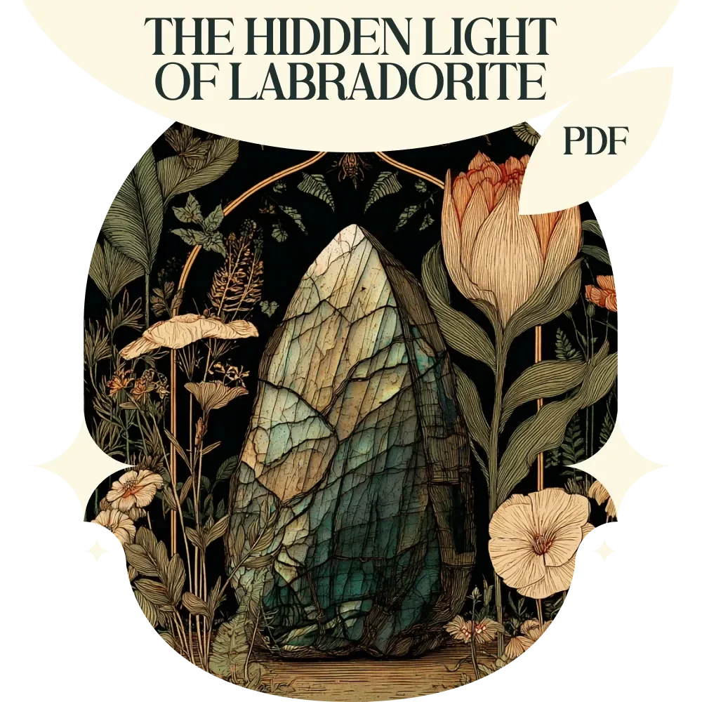 The Hidden Light of Labradorite – Labradorite Crystal Meaning and Intuition Guide, Spiritual Awareness eBook, Intuition Development Workbook, Reflection & Self-Discovery Digital Download