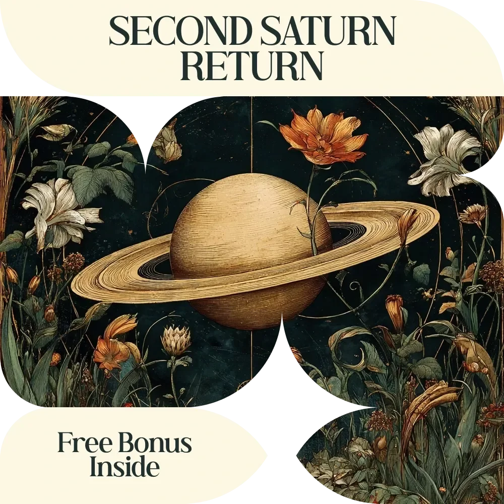 The Second Saturn Return Survival & Success Checklist – A Fun, Grounded Guide to Thriving Around Age 58 | Understanding the second saturn return meaning around age 58 | Reflection, Reinvention & Life Purpose Digital Download